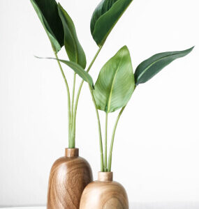 Wooden Vases